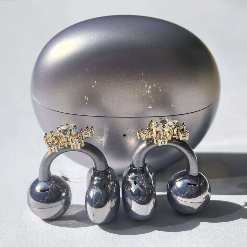 Sparkling Snowflake Zircon Clip-on Buckle Exquisite Versatile High-end Niche Design Earphone DIY Accessories - view 6
