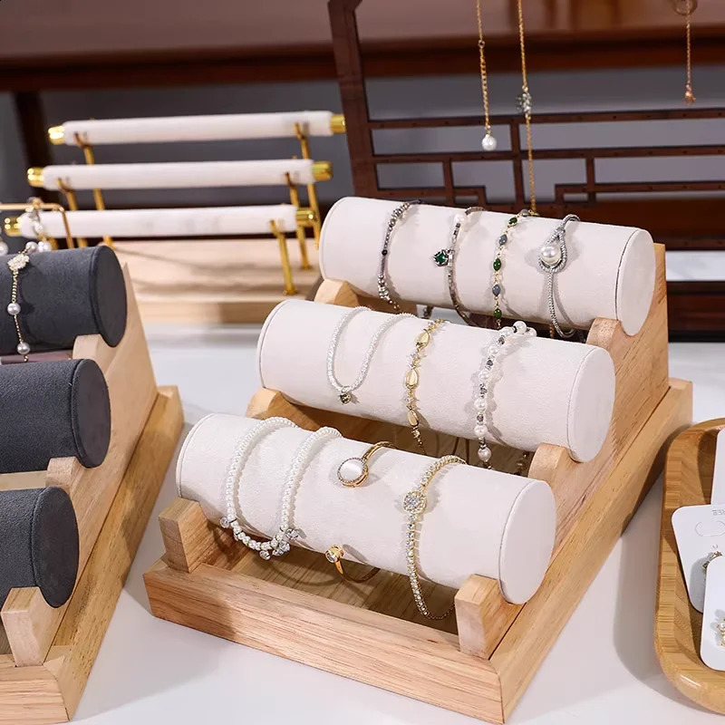 Bracelet Holder Rack Jewelry Display Bangle Organizer Jewelry Display Stand for Anklets Head Ties Watches Scrunchies Showcase 251016