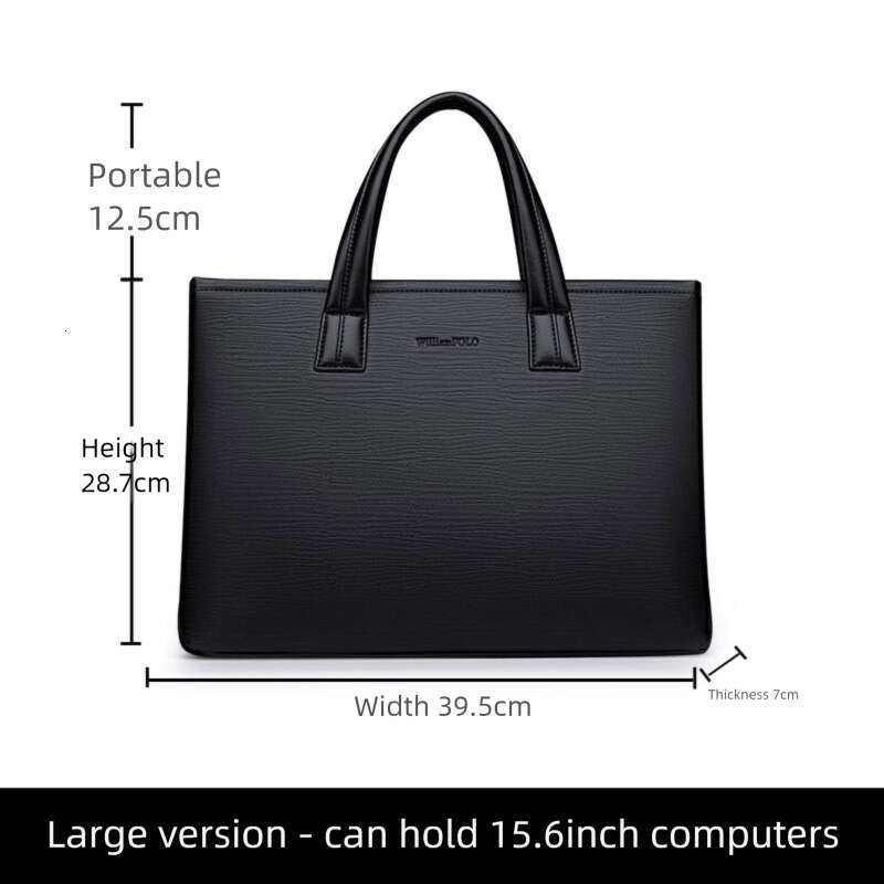 Luxury bag Handheld Briefcase for Men Portable Business Commuter Bag Large Capacity Laptop