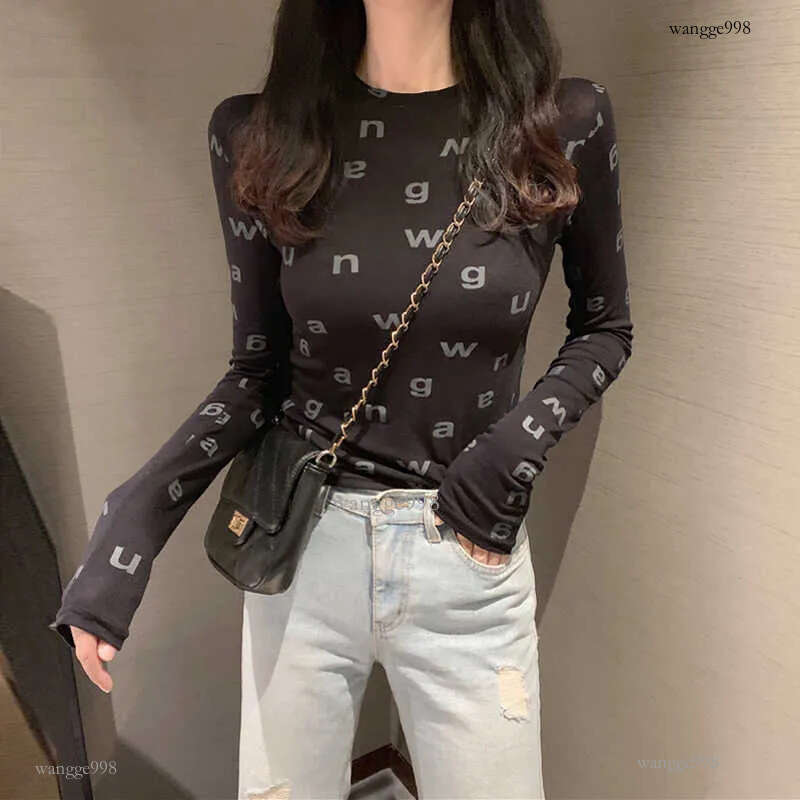 Women's T-Shirt Sexy Bodycon Long Sleeve T-shirt Tops for Woman 2022 Spring Summer Female Tee Designer Luxury Clothing Streetwear T220923