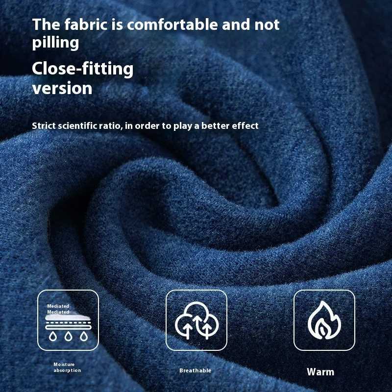 Winter New Womens Thermal Underwear Set Cashmere Silk Velvet Grinding Wool Fall Clothing and Pants Thermal Clothes Long JohnsT251020