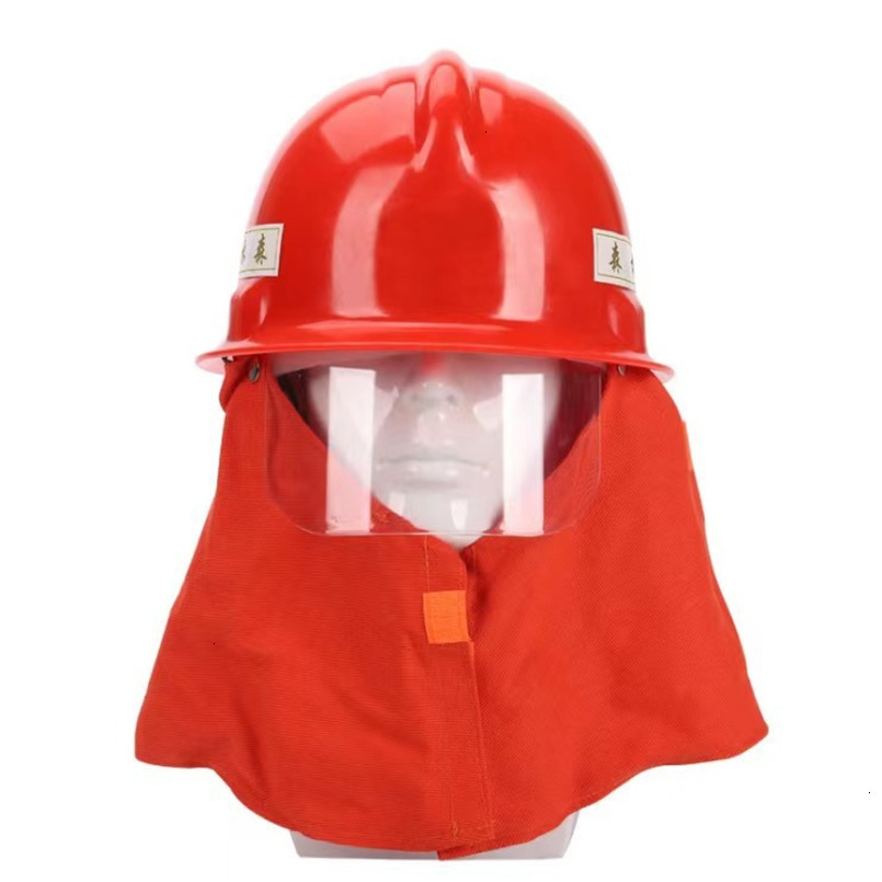 Fire with Extended Shawl ABS Head Protection Safety for Firefighters Forest Firefighting Helmet