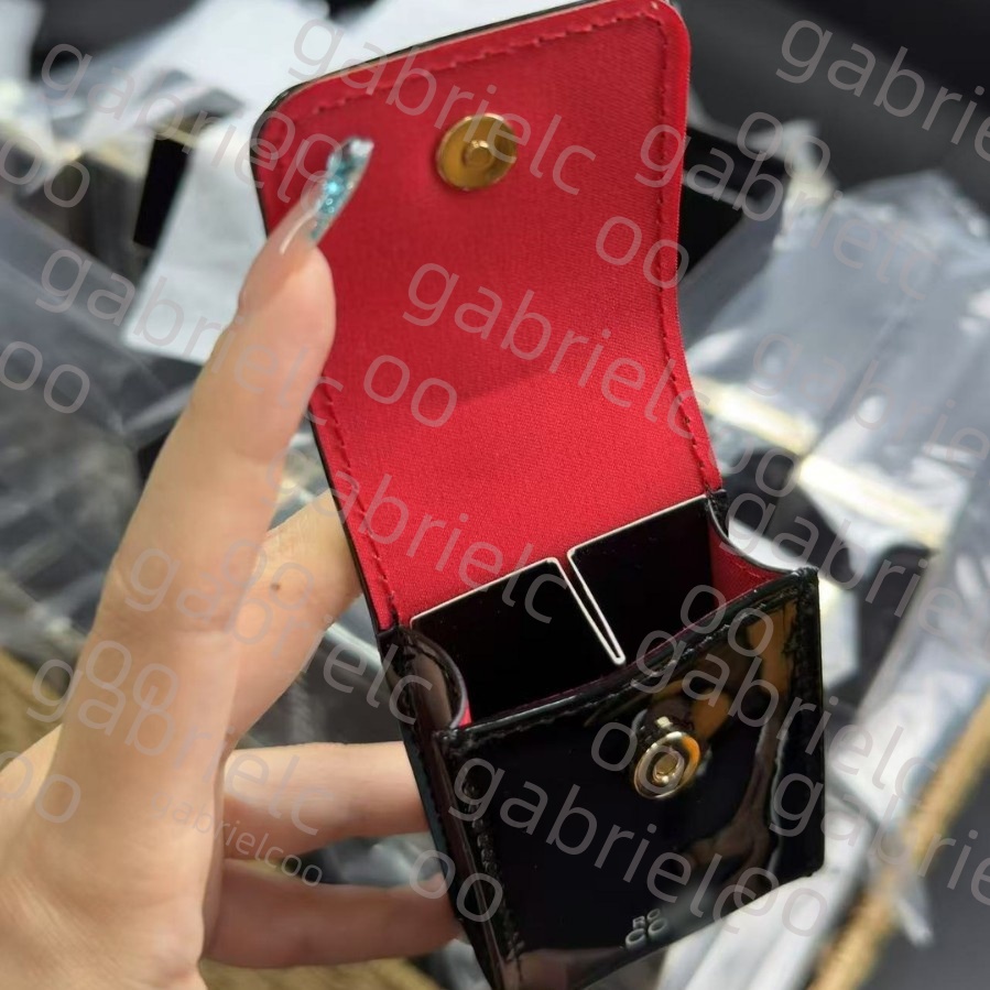 Designer's Mouth Red Envelope Multi-Purpose Mini Pouch, PU Lipstick Case for AirPods & Bag Charm