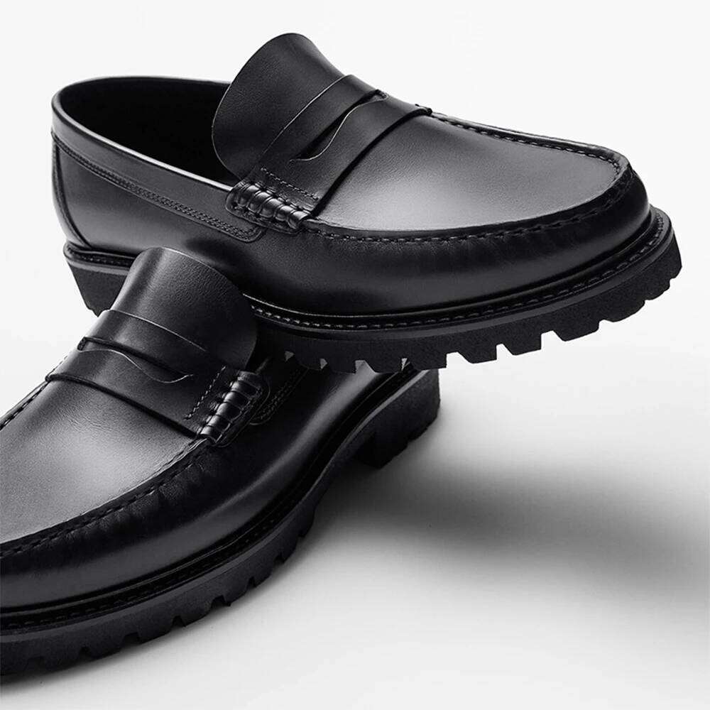 Full Grain Men's Loafer High Quality Handmade Wear-Resistant Genuine Leather Casual Shoes dh3030007JY
