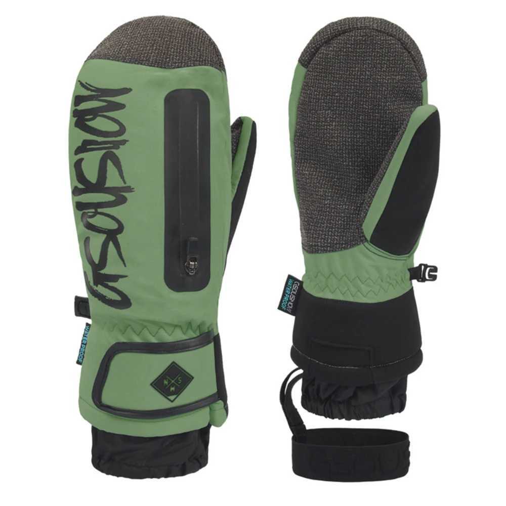 Gsou Snow New Winter Waterproof Snow Gloves Kevlar Wear Resistant Material Snowboard Men Women Thermal Snow Glove Mittens with S251020