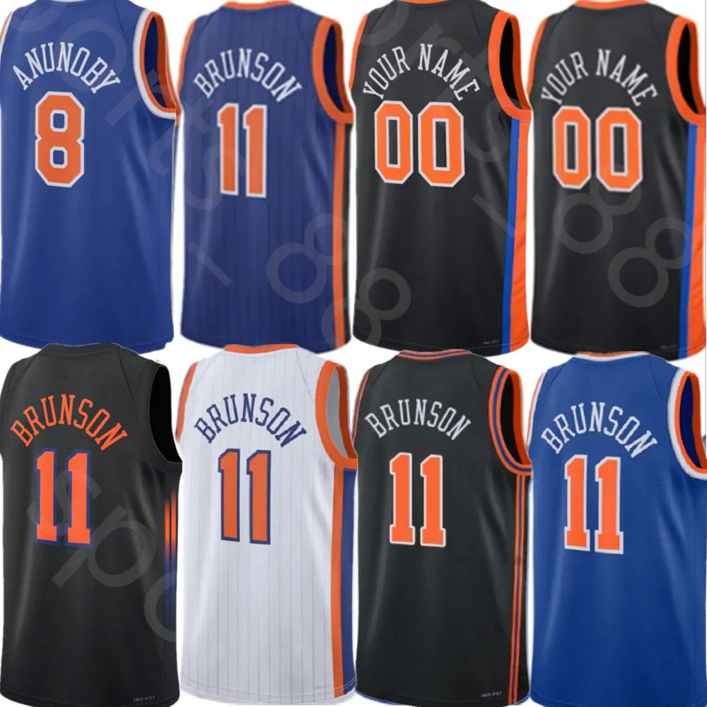 Custom Basketball jerseys Brunson Hart Bridges Towns Anunoby Achiuwa mcbride Sims Robinson Payne McCullar Kolek Ryan jersey