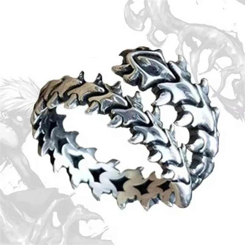 New Anime Tokyo Ghoul Coiled Bone Punk Ring Creative Kaneki Ken Adjustable Open Rings for Women Men Cosplay Accessories J251020