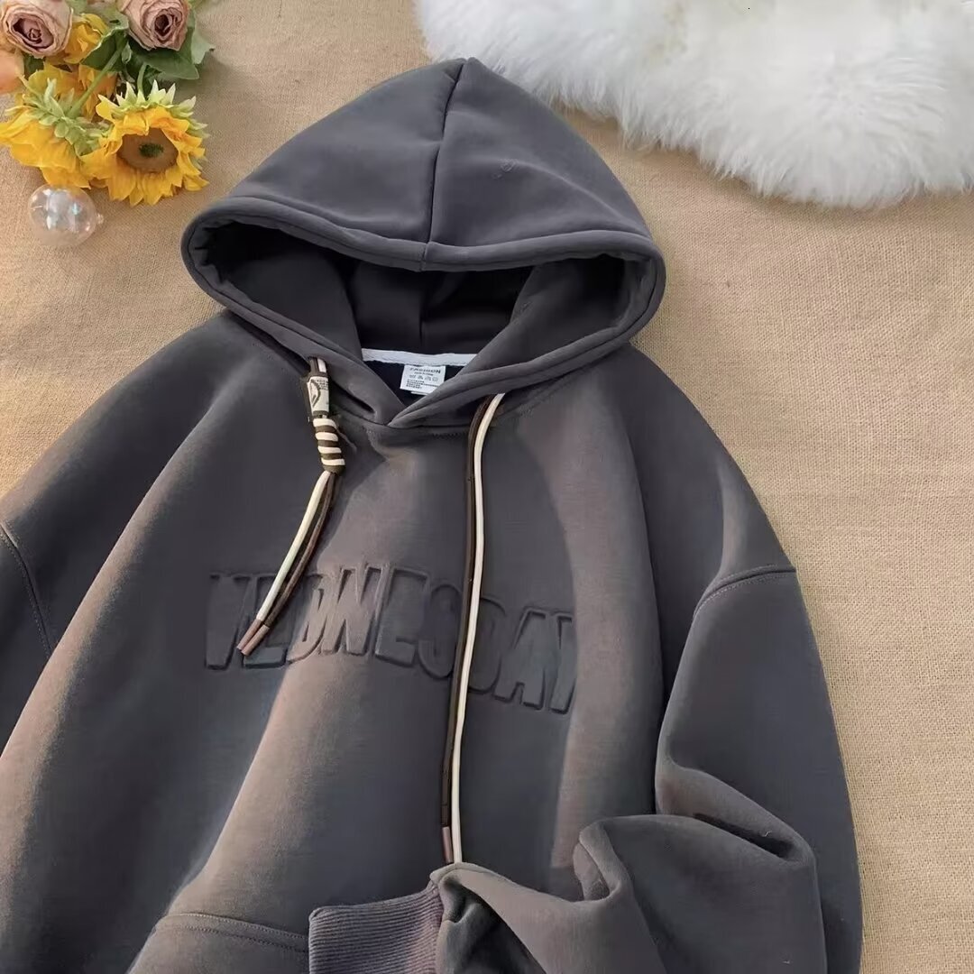 American Heavyweight Sweatshirt For Men, Autumn And Winter 2025 New Designer Hoodie Jacket Tracksuit Men Polo Veste Coat Long Sleeve Trendy Brand Hood