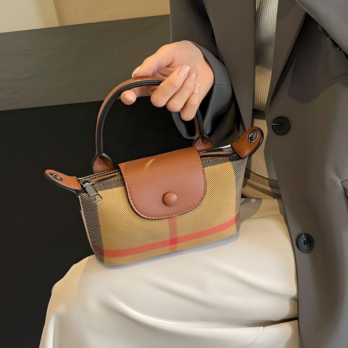 hot free shipping designer bag luxury 2025 fashion mini fashion hobos bag casual retro check plaid tartan cross body Bag for woman