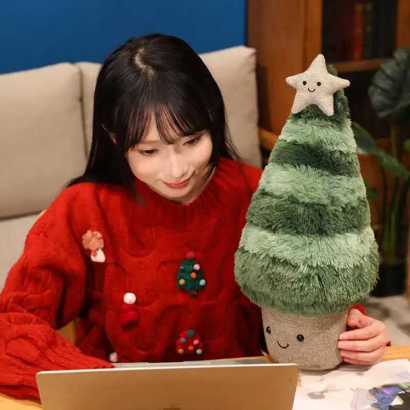 The latest Christmas tree safety fruit figurine Kawaii stuffed plush toy figurine cartoon anime cute gift fun doll Christmas J251020