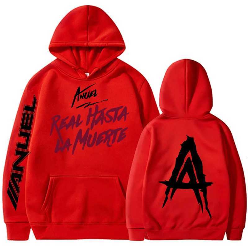 2025 Anuel Double Sided Printed Hoodie Men Women Personalized Graphics Sweatshirt Fleece Oversized Pullover Streetwear Unisex W251020
