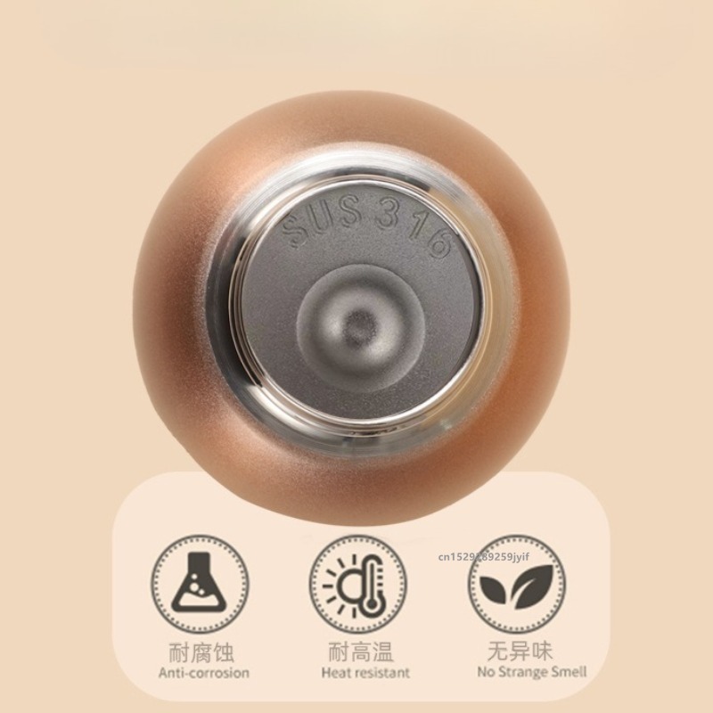 300ML Stainless Steel Pocket Cup Travel Thermal Coffee Mug Mini Thermos Vacuum Flask Insulated Cup Sport Water Bottle