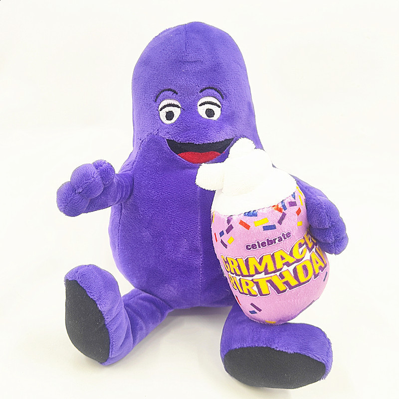1-2pcs Grimace Birthday Grimace Plush Toy Grimace Shake Plush Color Doll Game Stuffed Animal Soft Toy Mascot Bottle Gift Boy Kid 240113