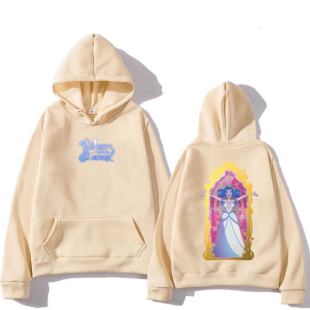 Knights of Guinevere Thriller Graphic Hoodies Man Fashion Casual Long Sleeve Sweatshirts Unisex High Street Y2K Hoody Pullovers W251020