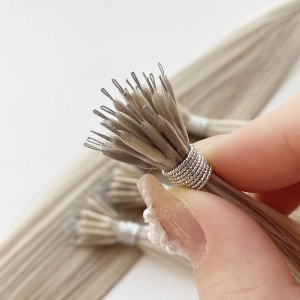 Russian-Hair-Extensions Russian Nano Ring Wholesale Hair Extension For Women Top Quality