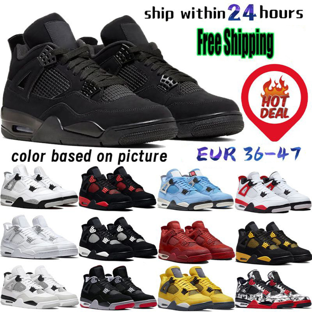chaussure 4 Basketball Shoes For Men Women 5s 11s Sneakers White thunder Bred Cool Grey Metallic Reimagined Wheat Mens outdoor Sports Trainers shoes Size 35-47