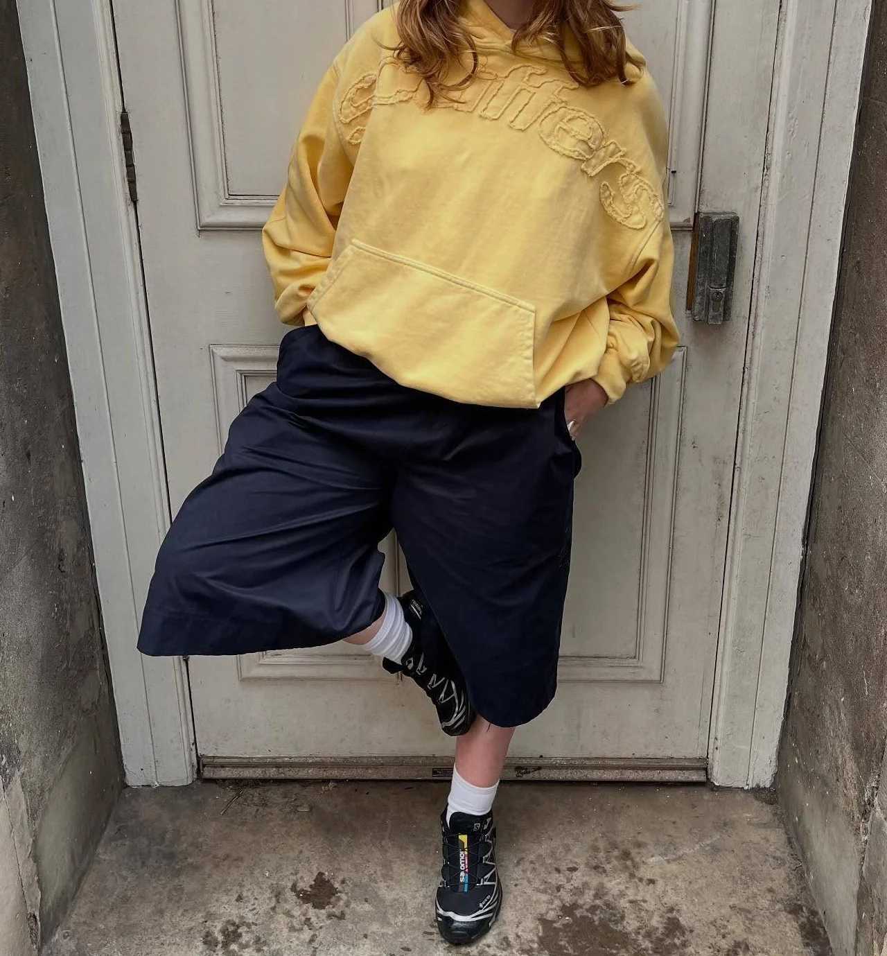 Y2K Fashion Simple Fresh Style Pink Loose Pullover Sweatshirts Europe Street Harajuku Casual Cotton Comfort Anime Hoodies Coat W251020