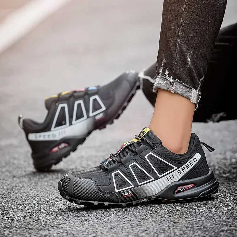 2025 Summer New Men Women Waterproof Hiking Shoes Laceup Antislip Outdoor Trainers Trekking Climbing Tactical Sneakers Z251020