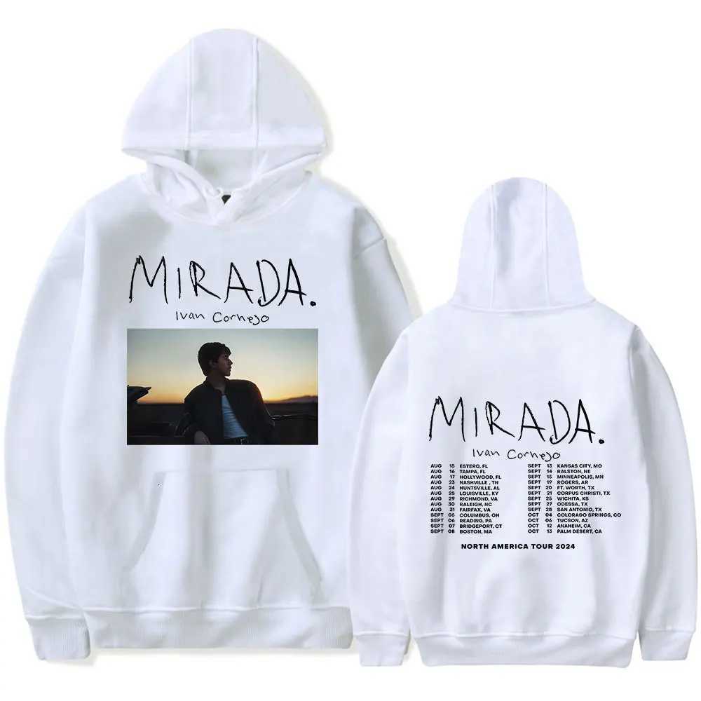 Ivan Cornejo Mirada Tour 2024 Hoodie Mens Setwear Autumn fleece hoodie Regular fit Long Sleeves Clothes Sportwear Streetwear W251020
