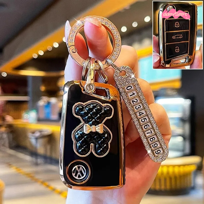 Protective Car Key Fob Case: Durable Shell for Sagitar, Lavida Plus, Tiguan L, Bora, and More ddmysept