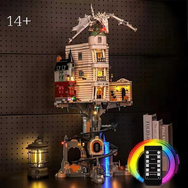 LED Light Kit for 76417 Gringotted Wizarding Bank Collectible Building Block Home Decoration Lights for Children To Gifts Z251018