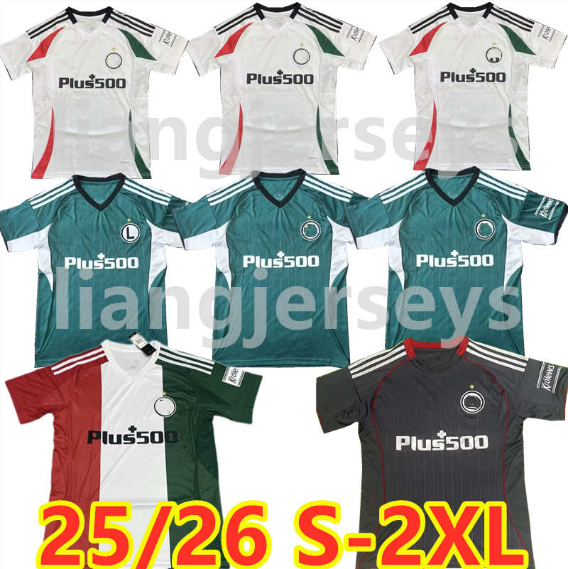 Legia Warszawa 25 26 Legia Warszawas Soccer Jerseys Home Away 3rd PEKHART CHODYNA ALFARELA NSAME OYEDELE NSAME uniform men's and women's children's set football 16-4xl
