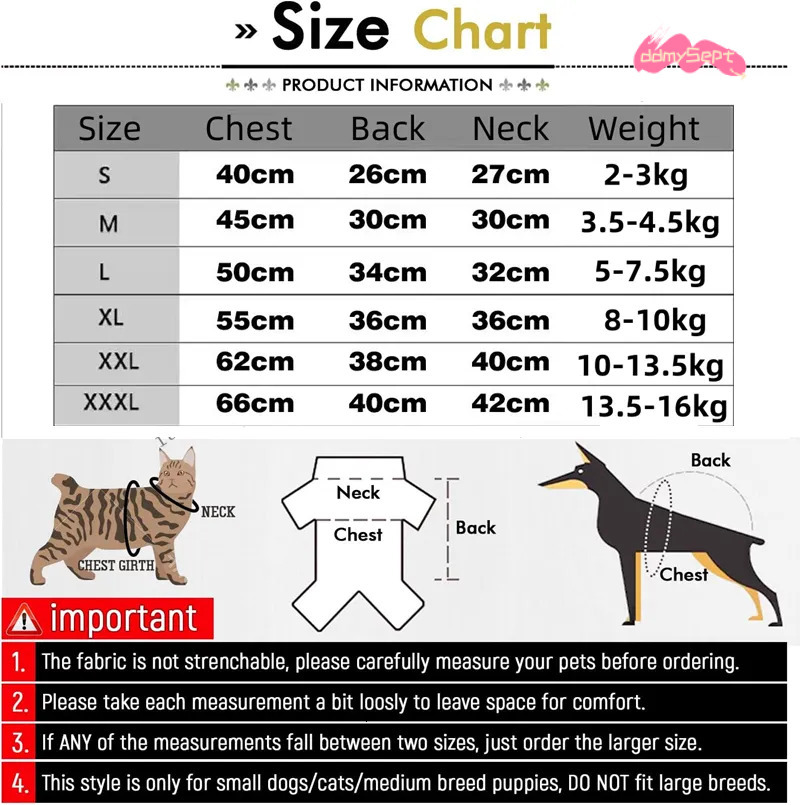 Tweed Princess Dog Dress - Cute Pet Clothes Outfit for Small Dogs, Puppies, Cats, Teacup Yorkie, Chihuahua XL ddmysept