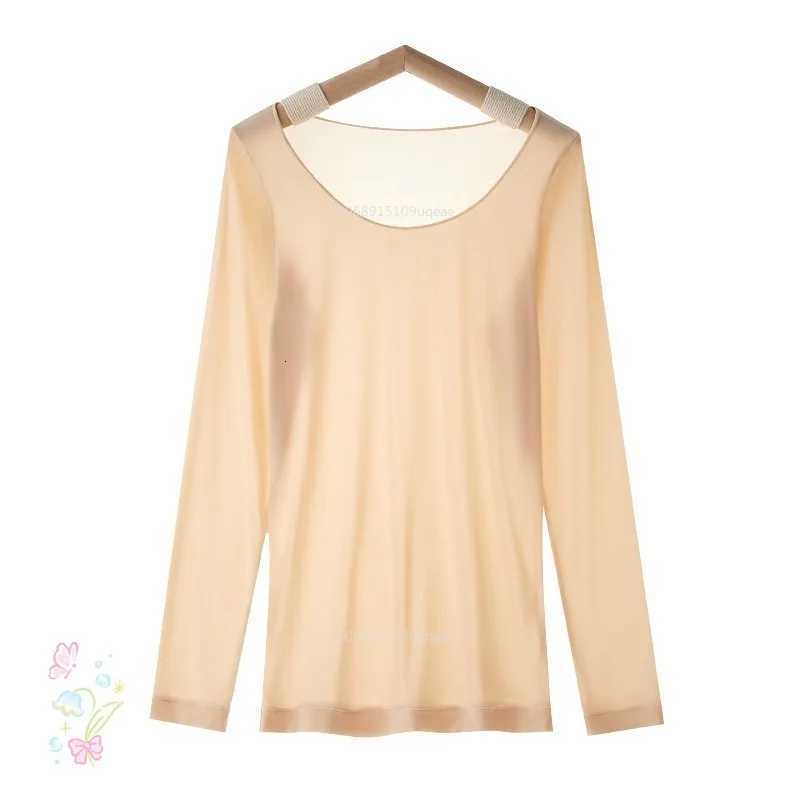 New Ultra Thin Seamless Thermal Underwear Women Winter Warm Top Constant Temperature Thermo Lingerie Thermal Clothing FemininoT251020