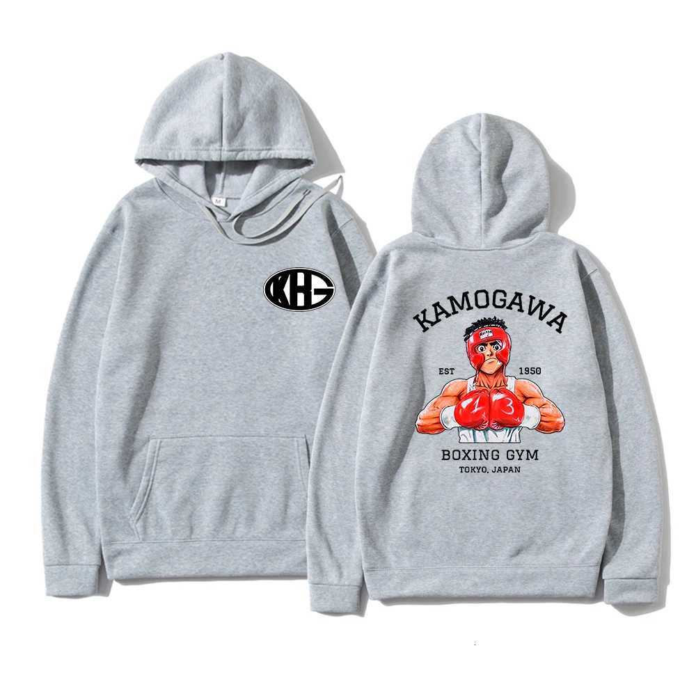 Anime Hajime No Ippo Kamogawa Boxing Gym Hoodies Women Winter Men Hoodie SpringAutumn Sweatshirt Hip Hop Harajuku Sudaderas W251020