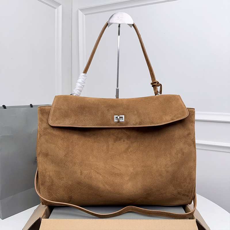Top Luxury Designer Rodeo bag Large Suede Leather tote brown handbag Imported calfskin large size Shoulder Bags Men Women