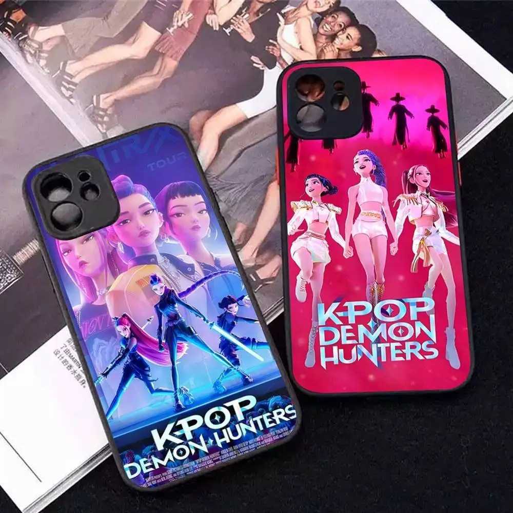 KPop DDemon HHunters Phone Case For iPhone 16 15 14 13 12 11 Pro Max Mini X XS XR SE 7 Plus Shockproof Dustproof Cover Fundas Z20251020