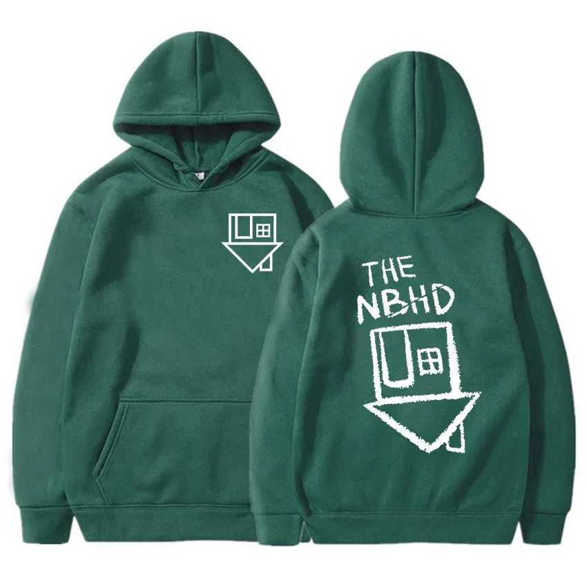 2025women and Men Clothes The Neighbourhood Band Printing Sweatshirts Unisex Streetwear Winter Soft Comfortable Hooded Pullovers W251020