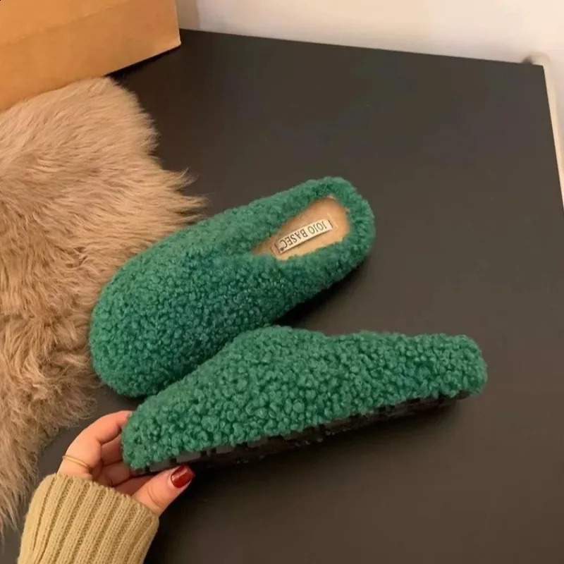 Style Fashion Womens Home Fur Slippers NonSlip Soft Warm House Indoor Bedroom Couples Shoes Plus Size Zapatos Mujer 251013