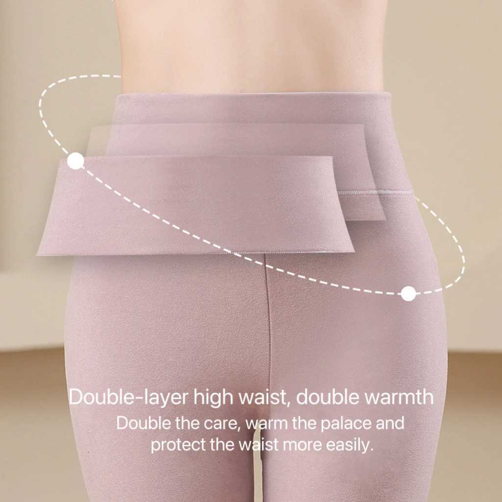 Thermal Underwear For Women Crew Neck Slim Homewear Seamless Thick Long Sleeve Bottoming Top Long Johns Womens Underwear SetT251020