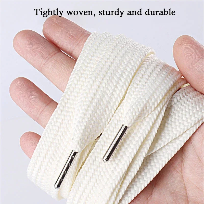 2CM Width Classic Shoelace Casual Teenis Shoe Laces Flat Shoelaces for Sneakers Length 130CM Head Shoes Accessories 251013