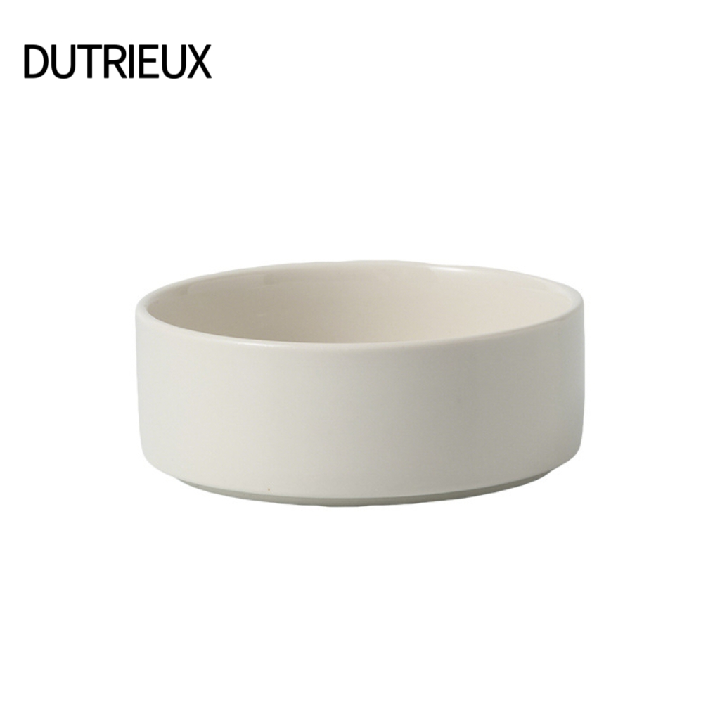 K3286 Neck support and raised pet food bowl, non-slip and tip-proof, stainless steel/ceramic liner, wholesale