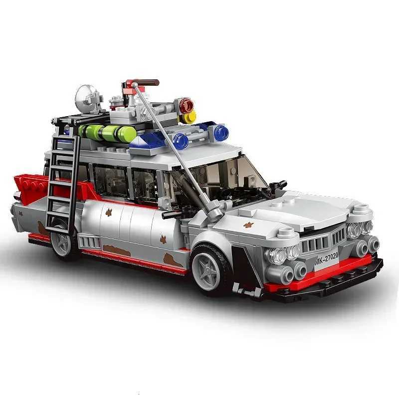 Movies Anime Ghostbusters ECTO1 Building Blocks Racing Sports Car Model Bricks for Kids Adults Toys Birthday Christmas GiftsXJ251020