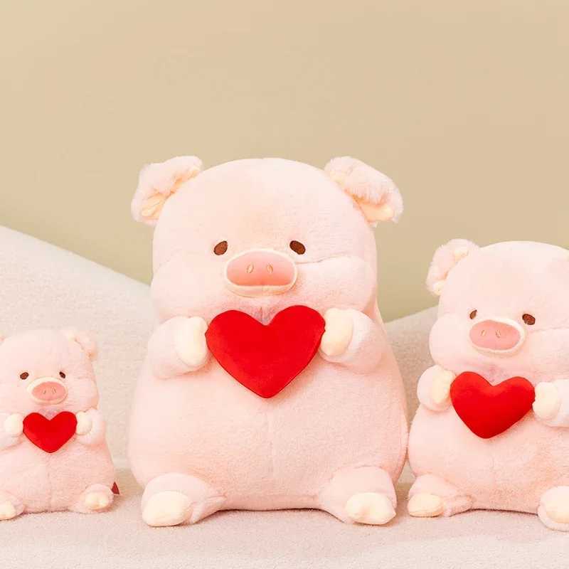 2030 Cartoon Pig Hold Heart Plush Toys Cute Soft Lovely Stuffed Pillows Dolls For Birthday Festival Gift J251020