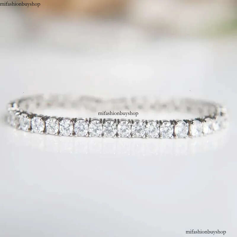 Hip Hop 3mm-4mm-5mm6mm Tennis Men's Chain Women's Pulseiras Jewelry Bracelet