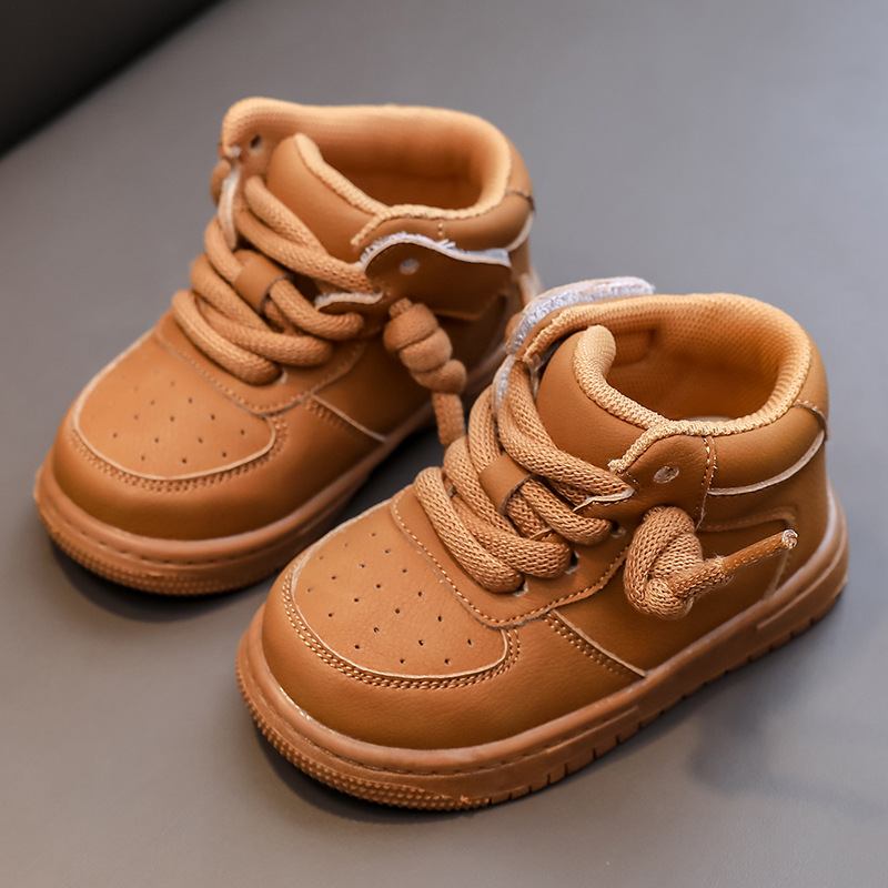 Infant Baby Sneakers Fashion Design Little Toddler Kids Shoes Child Board Kidszworld Sports Trainers Size US0.5C-8C K1143
