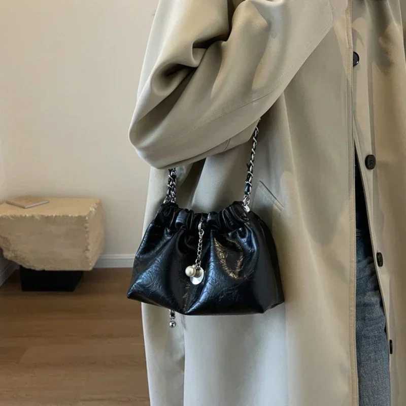 Y2K Millennium Bag Women 2025 New High Sense Shoulder Bags Summer Chain Bag Fashion Bucket Bag Messenger Bags Purses HandbagsT251020