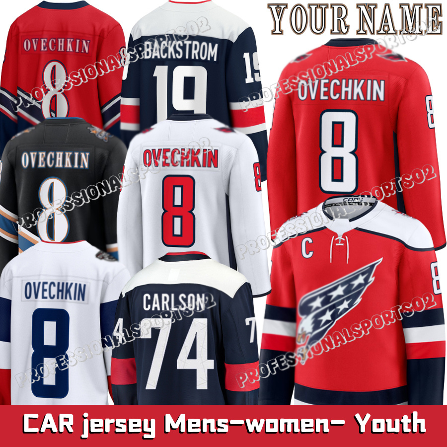 #8 Ovechkin C Washingtoncity Capitals Hockey Jerseys #17 Strome #77 Oshie A Tom Wilson Nicklas Backstrom Charlie Lindgren Hockey Jerseys