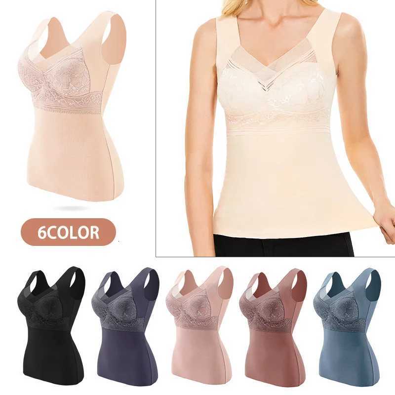Womens Sexy Tank Top Thermal Underwear SelfHeating Shirt Vest Sleeveless for Winter Warmth Tube Tops for Female ComfortT251020