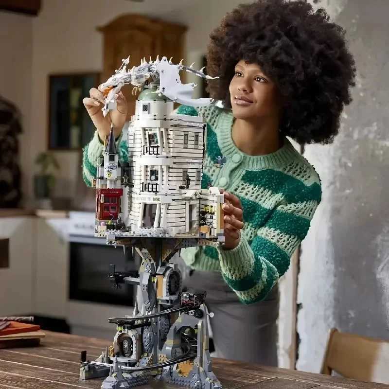 LED Light Kit for 76417 Gringotted Wizarding Bank Collectible Building Block Home Decoration Lights for Children To Gifts Z251018