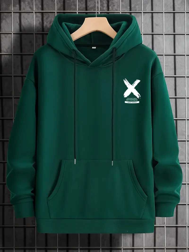 Mens Halloween hoodies with letters and pumpkin ghost prints are suitable for outdoor sports and casual wear in autumn and wint W251020