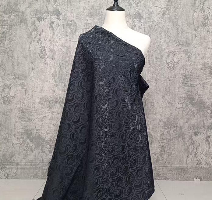 Elastic light relief three-dimensional rabbit head rose suit jacket with jacquard fabric.