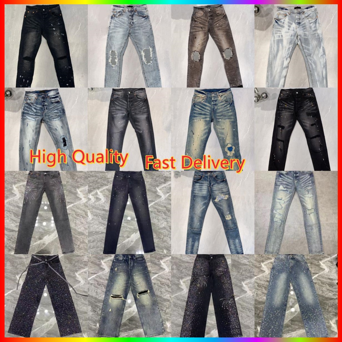 Designer Purples Jeans Mens jeans Men Jean shorts Pants High-end Quality Straight Design Retro Streetwear Casual motorcycle Sweatpants Joggers Pant eur size