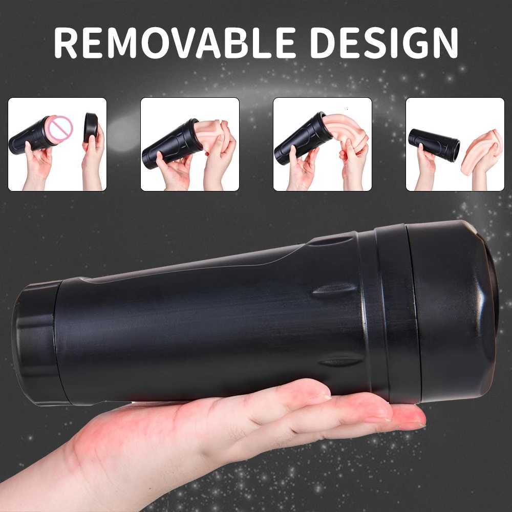 1pc Extra Long Soft Realistic Vagina Masturbation Cup for Men Safe Fidget Toys Orgasm Male Masturbator Sex Toy Adult Goods W251020