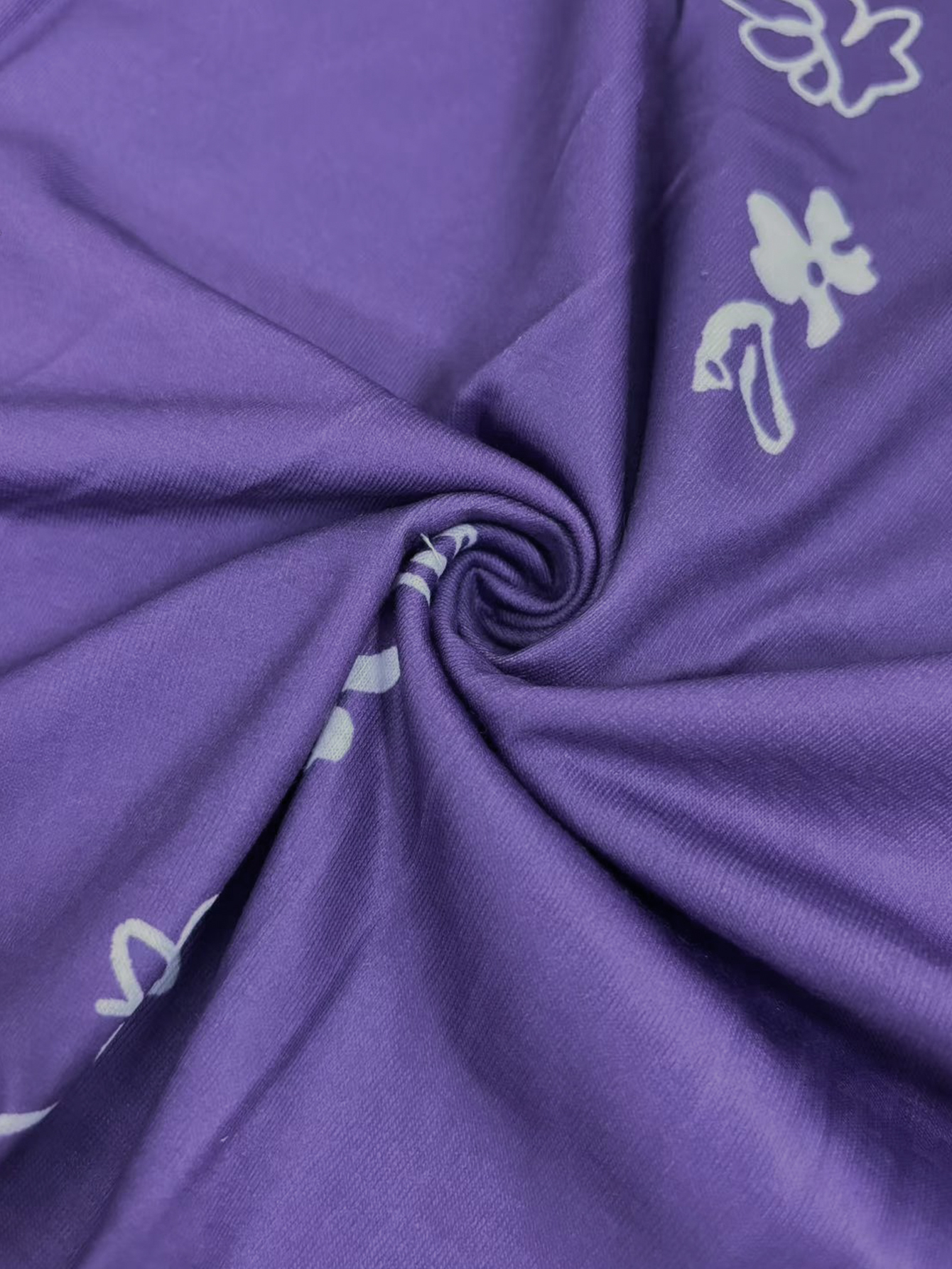 Women's Spring & Autumn Floral Printed Casual Vacation Top, Versatile Milk Silk Blouse-CF24362