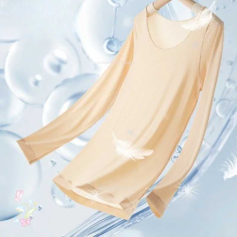 New Ultra Thin Seamless Thermal Underwear Women Winter Warm Top Constant Temperature Thermo Lingerie Thermal Clothing FemininoT251020